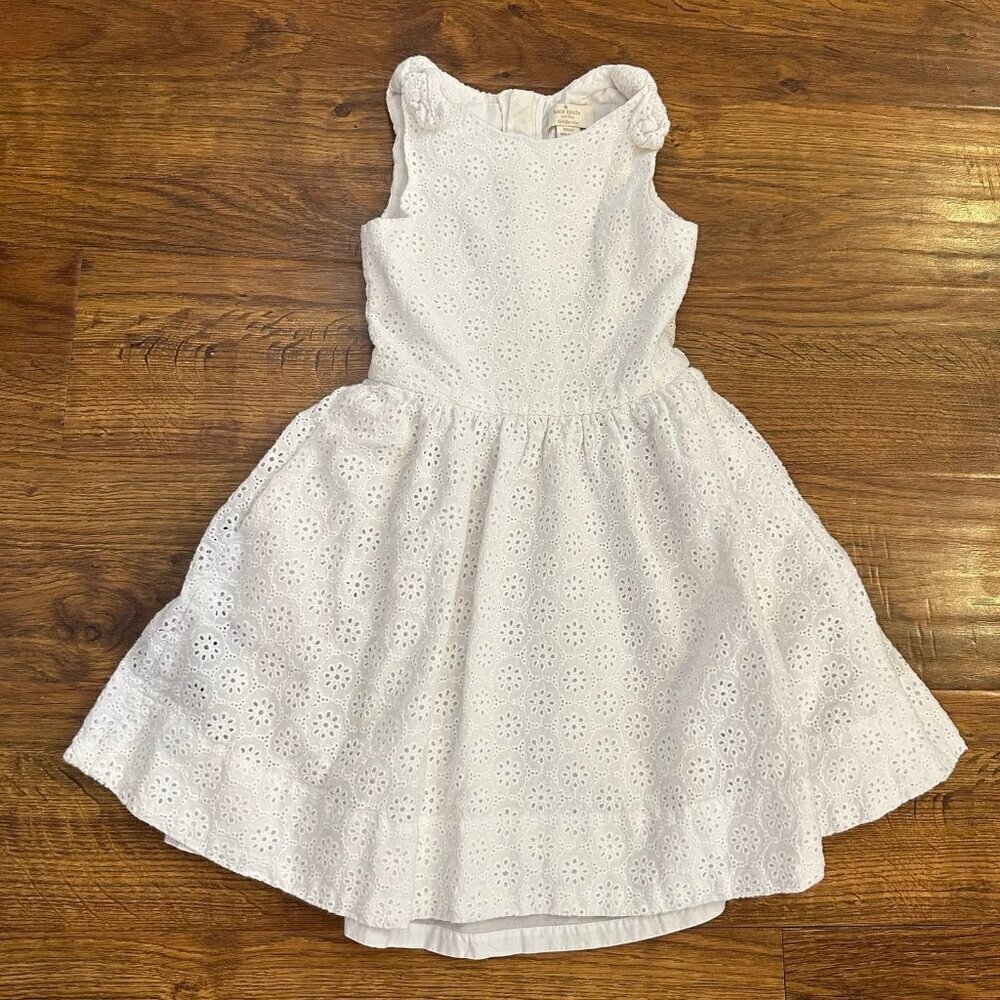 Kate Spade girls eyelet lace dress